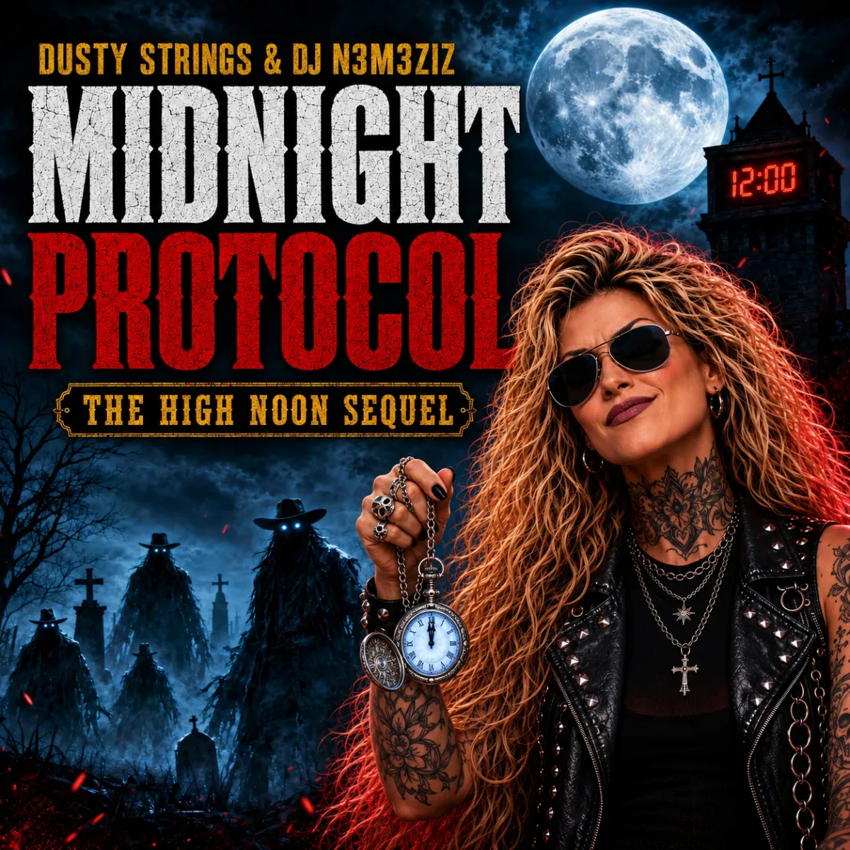 Cover art for Midnight Protocol by Dusty Strings,DJ N3M3ZIZ